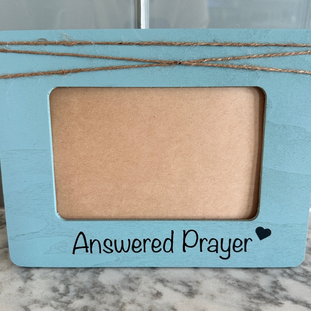 Answered Prayer Photo Frame